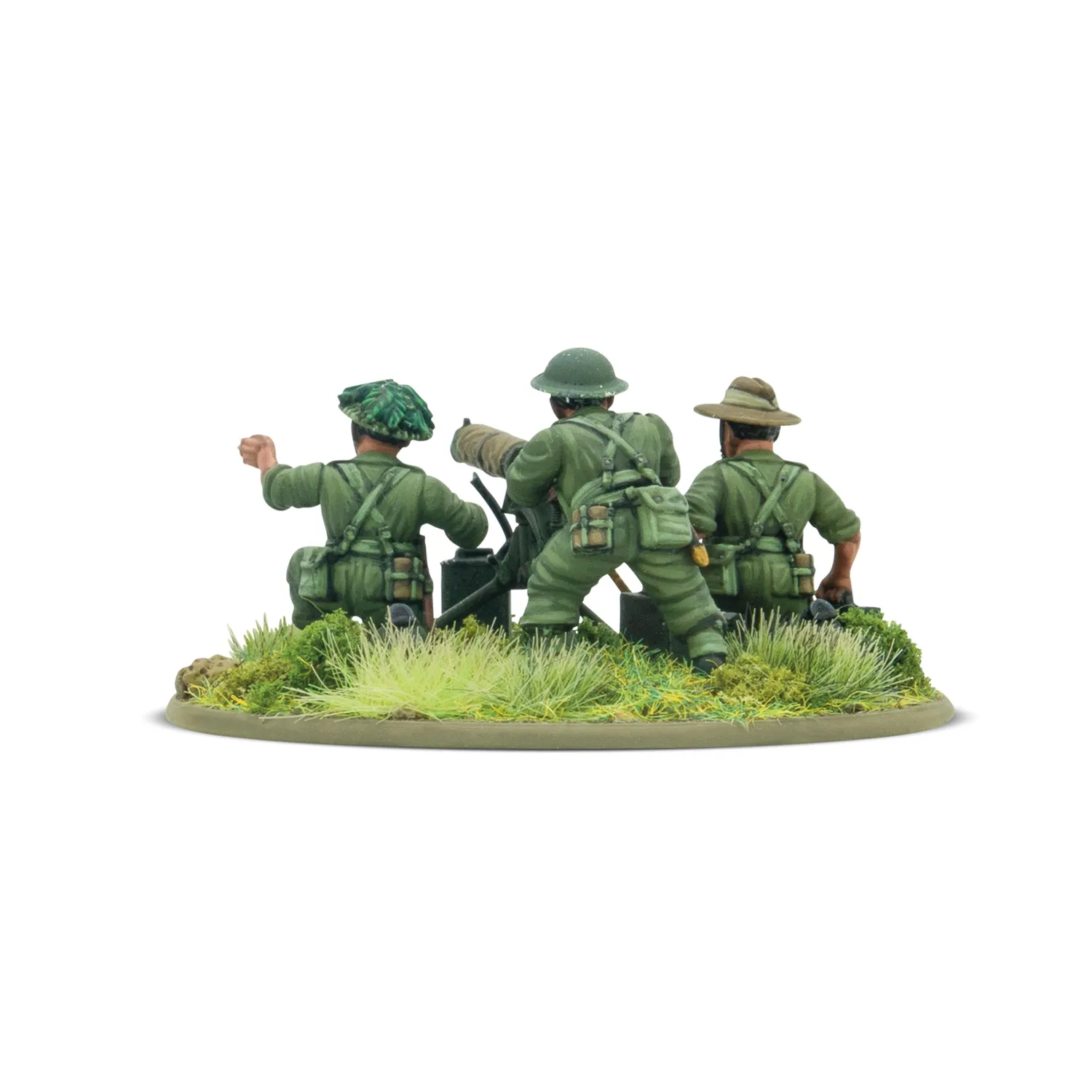 Bolt Action Gurkha MMG Team mitrailleuse Vickers résine
