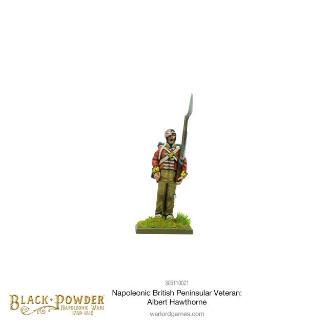 Bolt Action Black Powder Napoleonic British Peninsular Veteran: Albert Hawthorne figurine résine seul
