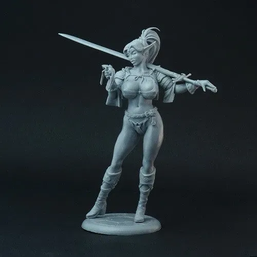 Brother Vinni Elfe Femme figurine résine 90mm pin-up