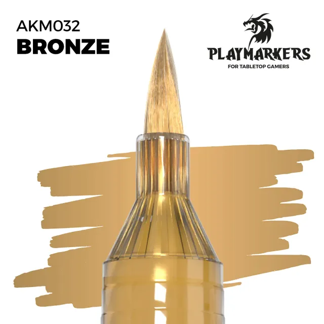 DES TRANCHEES AUX BARRICADES Playmarker couleur BRONZE feutre acrylique