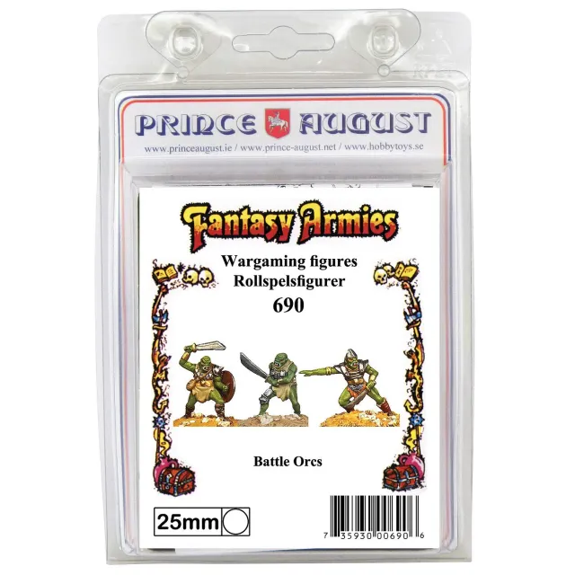 Prince August Fantasy Armies PA690 moule 25mm battle orcs