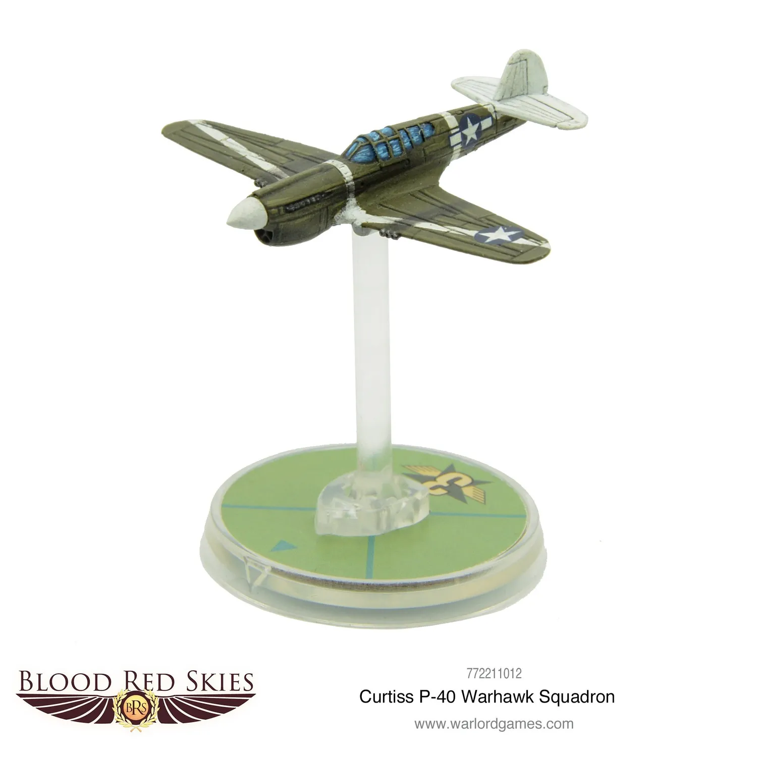 Blood Red Skies Curtiss P-40 Warhawk escadrille avions résine