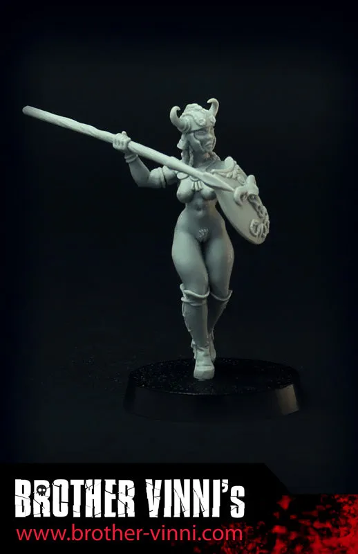 Brother Vinni Naked Amazon figurine résine 32mm adulte