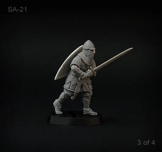 Brother Vinni chevaliers épées lot 4 figurines 28mm