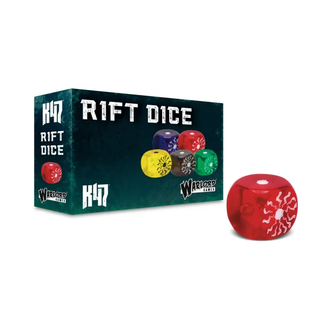 Bolt Action Konflikt '47 Rift Dice dés rouges 12 dés