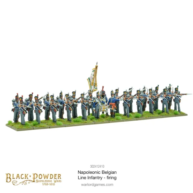 Bolt Action Black Powder Belge ligne infanterie miniature