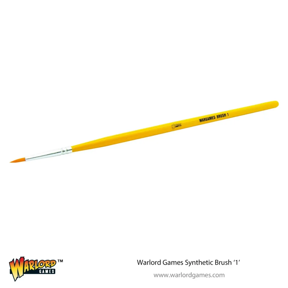 Bolt Action Warlord Games pinceau synthétique 1 détail
