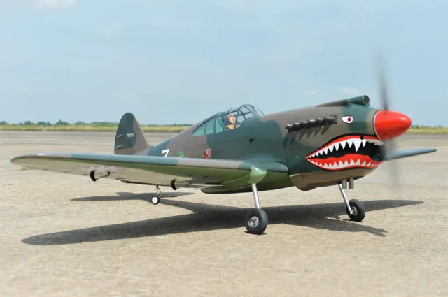 Black Horse Model BH161 P-40C Tomahawk avion RC 2276 mm