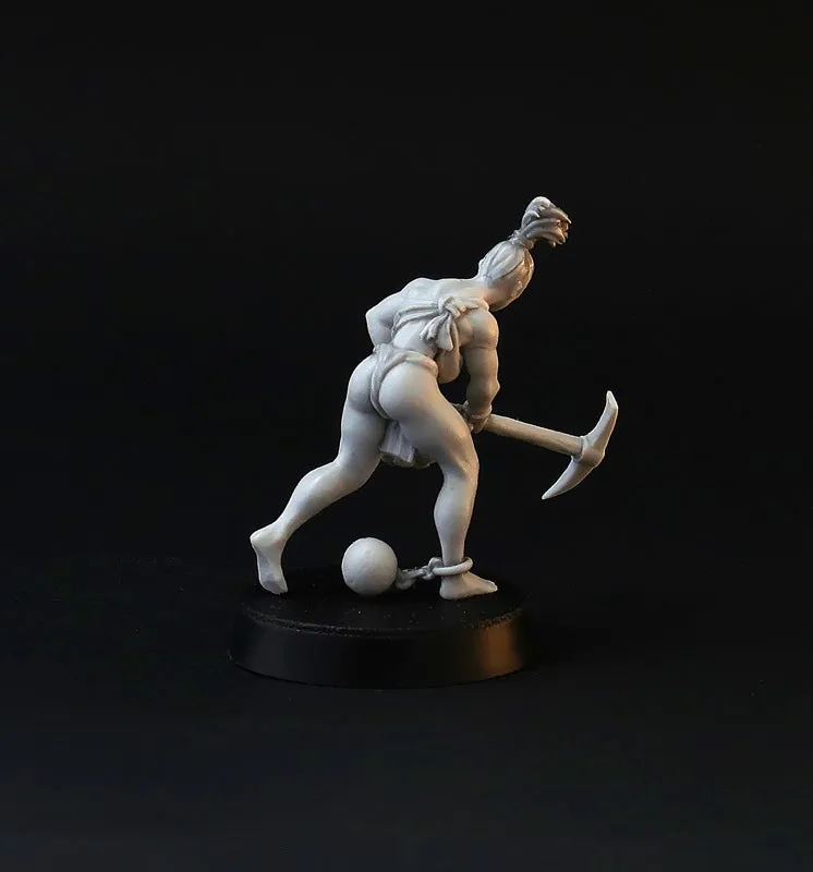 Brother Vinni Working Slave Girls figurine résine 28mm lot 3