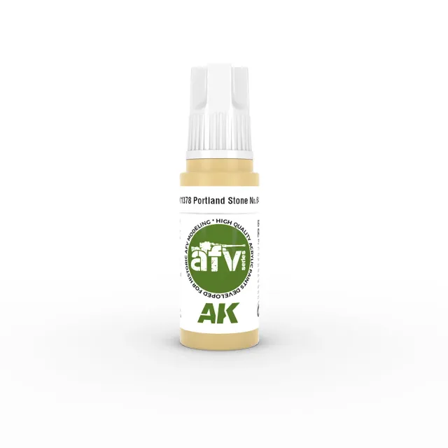 AK Interactive 3Gen Acrylic Portland Stone No.64 peinture jaune