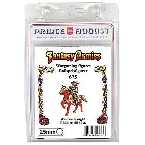 Prince August Fantasy Chevalier PA675 moule 25 mm cheval caoutchouc