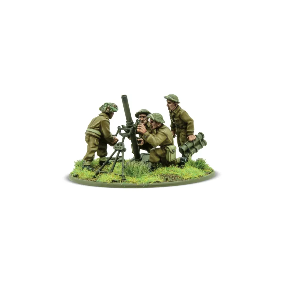 Bolt Action British Army mortier lourd 4.2 inch figurine métal