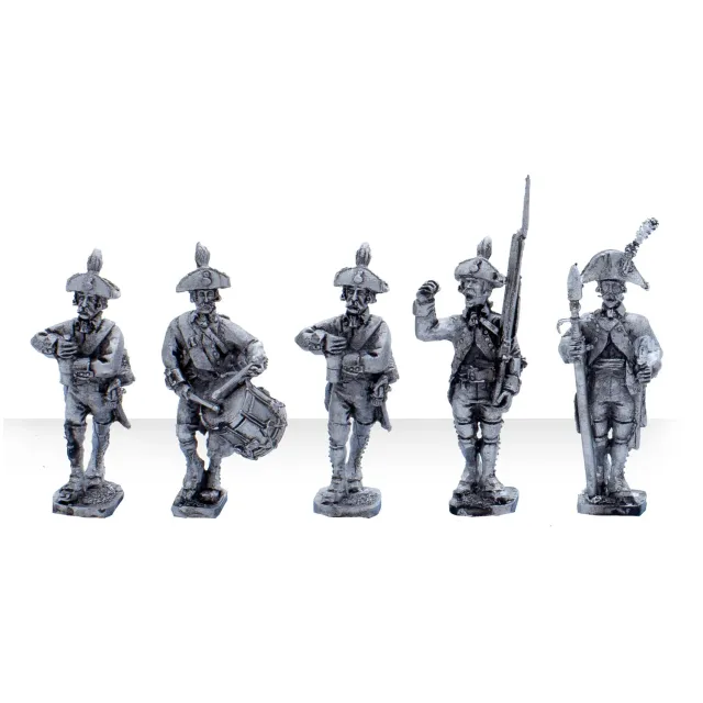 Bolt Action Black Powder Prussian Grenadiers Marching - Regiment figurines métal 28 mm