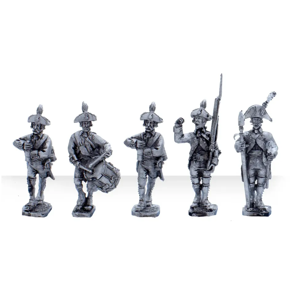 Bolt Action Black Powder Prussian Grenadiers Marching - Regiment figurines métal 28 mm
