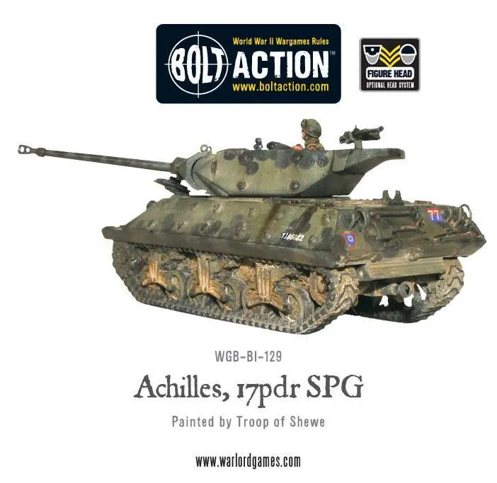 Bolt Action Achilles British 17pdr SPG chasseur de chars résine métal