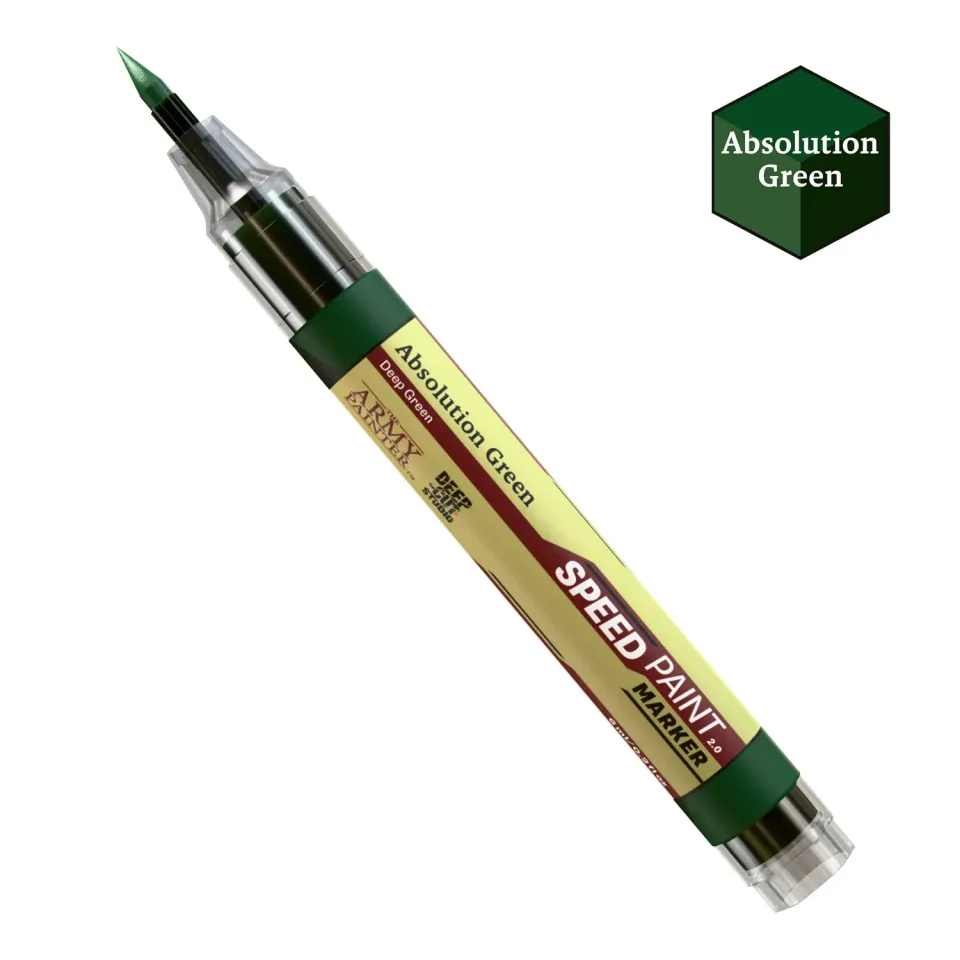 Army Painter Speedpaint Marker Absolution Green feutre vert