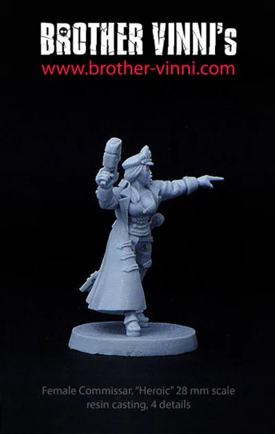 Brother Vinni Commissaire Impériale figurine résine 28mm