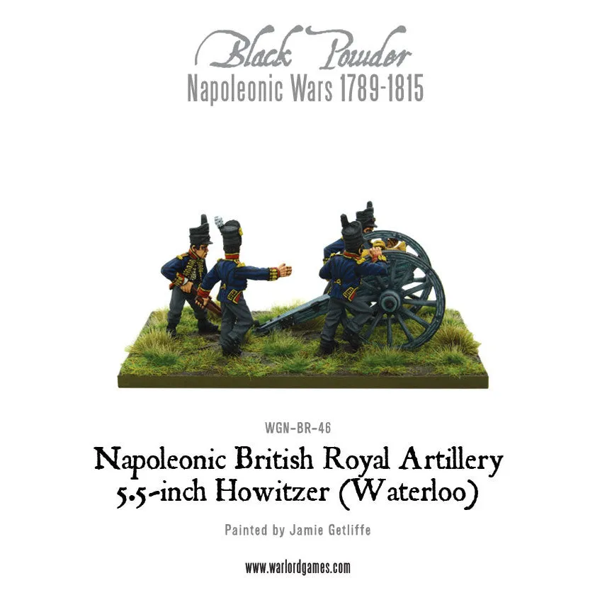 Warlord Games Black Powder Howitzer 5.5-inch figurine métal Waterloo