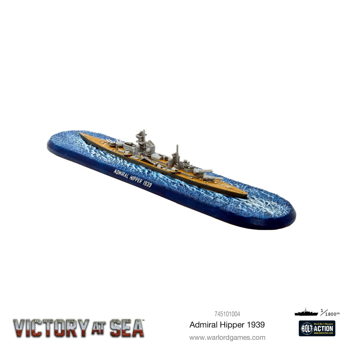 Bolt Action Victory at Sea Admiral Hipper navire Kriegsmarine