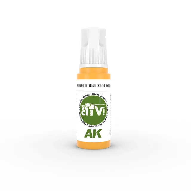 AK Interactive 3Gen British Sand Yellow peinture acrylique 17 ml