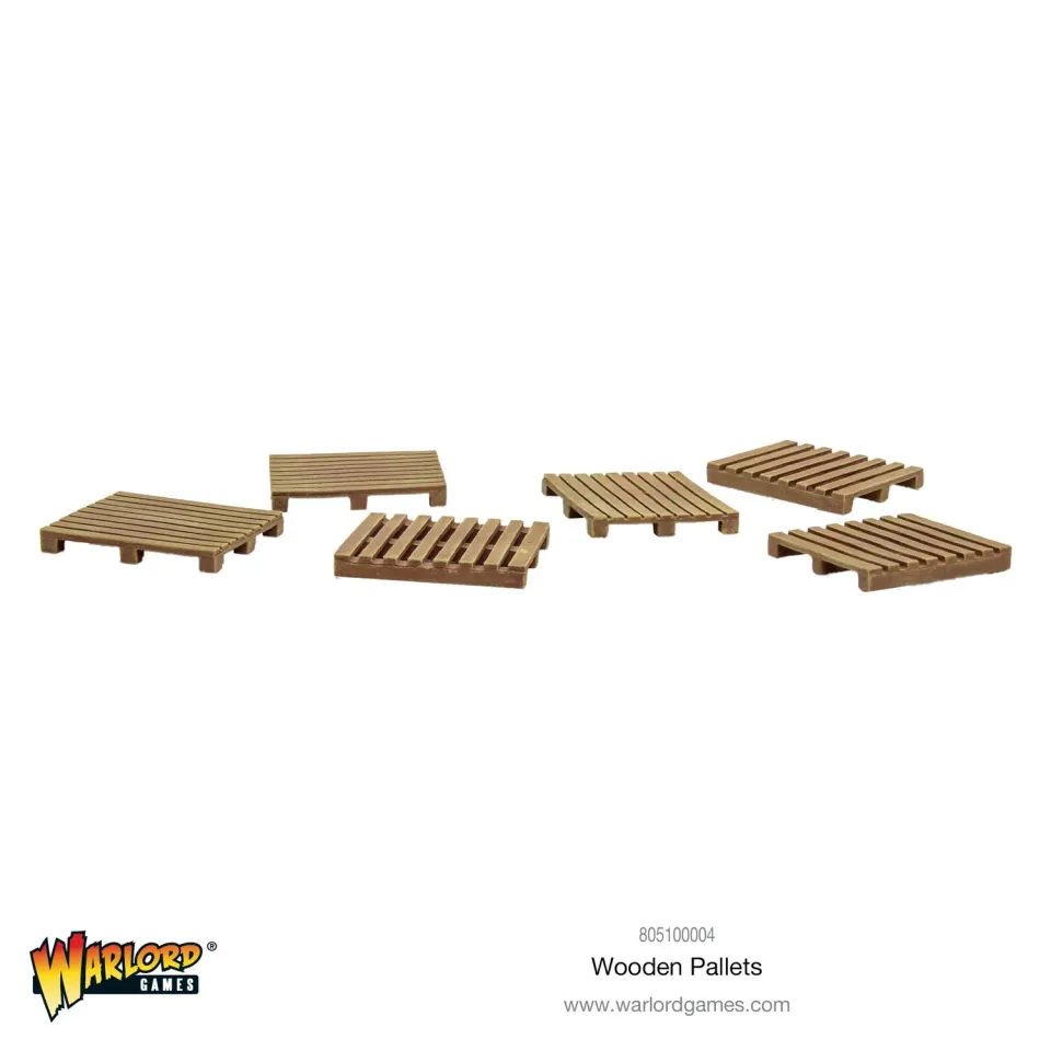 Warlord Mega-City Wooden Pallets décor résine 2 pièces