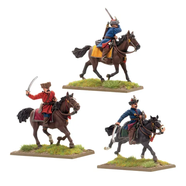 Pike & Shotte Polish-Lithuanian Levy Cavalry figurines x3