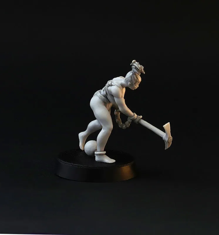 Brother Vinni Working Slave Girls figurine résine 28mm lot 3