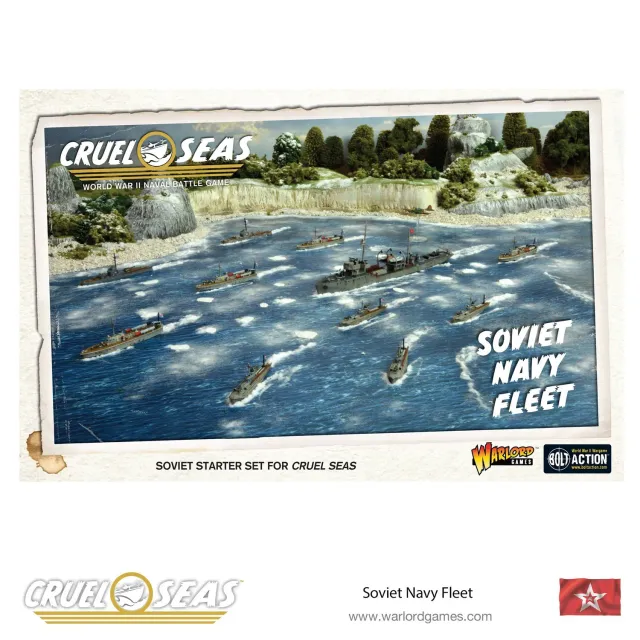 Bolt Action Cruel Seas Soviet Navy Fleet flotte navale soviétique