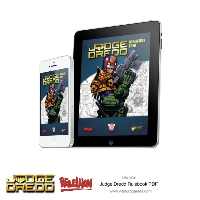Judge Dredd Digital Judge Dredd rulebook PDF livre de règles numérique