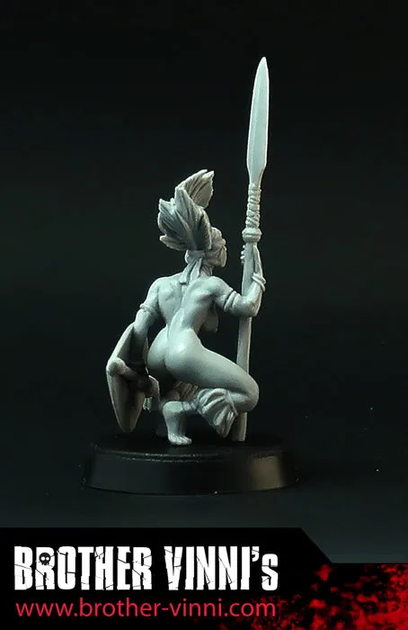 Brother Vinni Amazone tribale figurine 28 mm résine