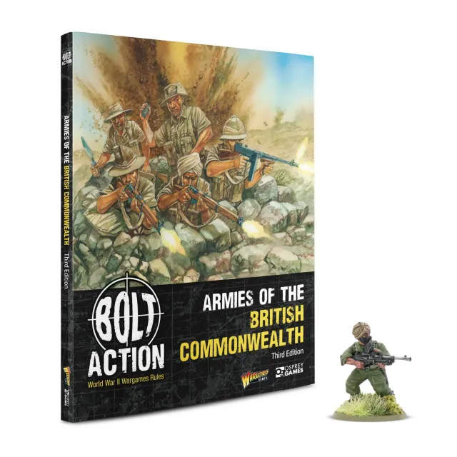 Bolt Action Armies of the British Commonwealth livre avec Umrao Singh
