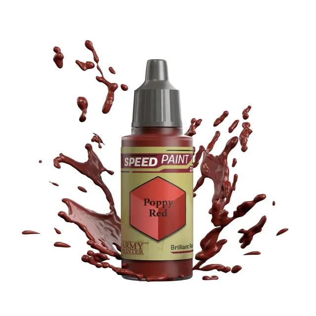 Army Painter Speedpaint Poppy Red peinture acrylique rouge