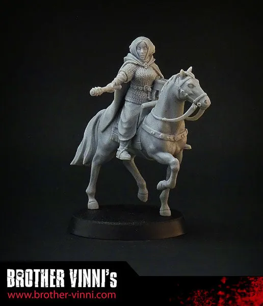 Brother Vinni Matilda of Tuscany figurine résine 28mm montée