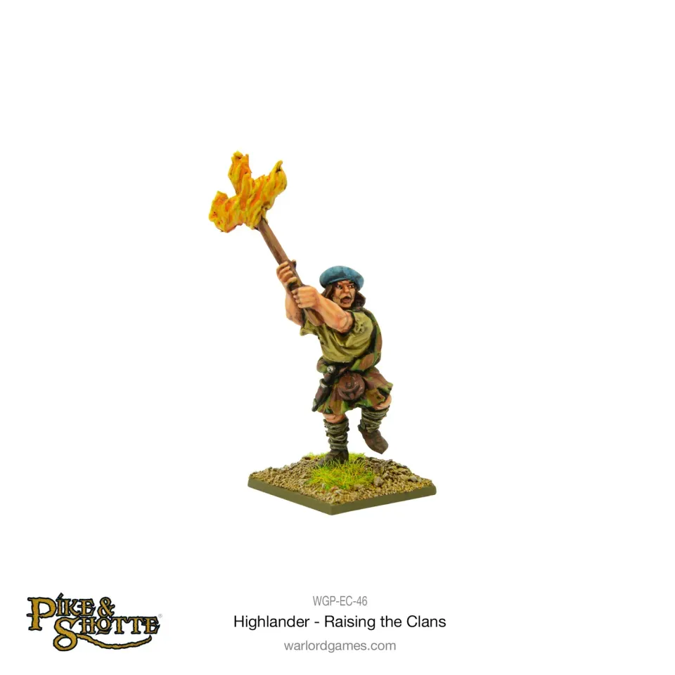 Bolt Action Pike & Shotte Highlander Raising the Clans figurine métal