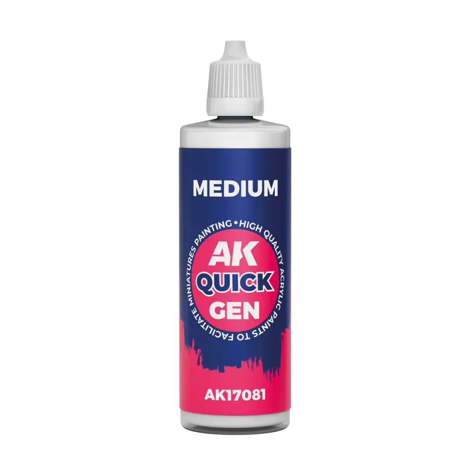 DES TRANCHEES AUX BARRICADES MEDIUM pour peinture Contrast QUICK GEN 60 ml gel