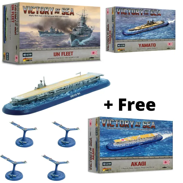 Warlord Games Victory at Sea Japanese coffret flotte Yamato