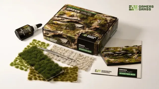 Gamers Grass Kit démarrage paysages verdoyants touffes x4 feuilles