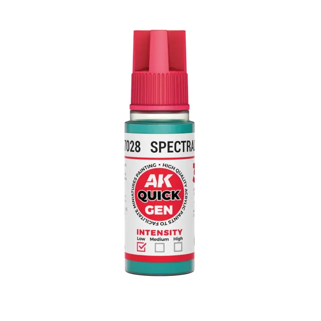 AK Interactive QuickGen Spectral Blue peinture acrylique 18 ml
