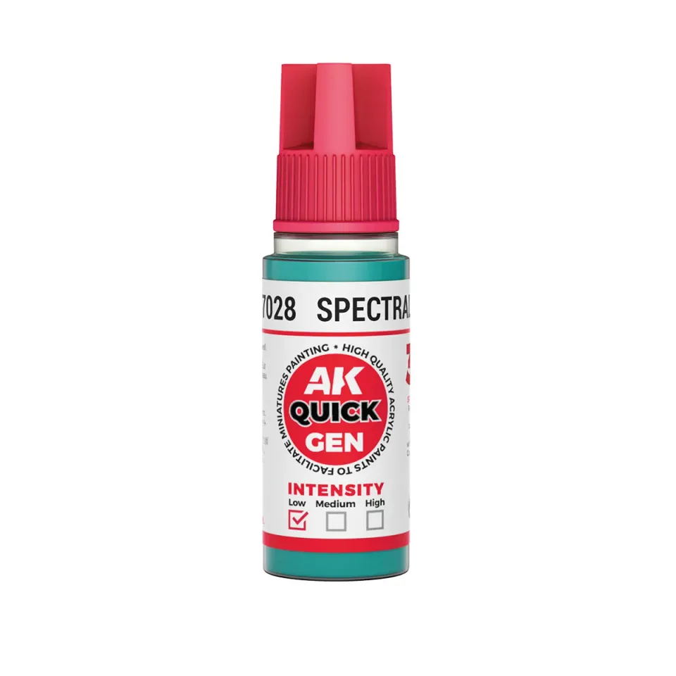AK Interactive QuickGen Spectral Blue peinture acrylique 18 ml