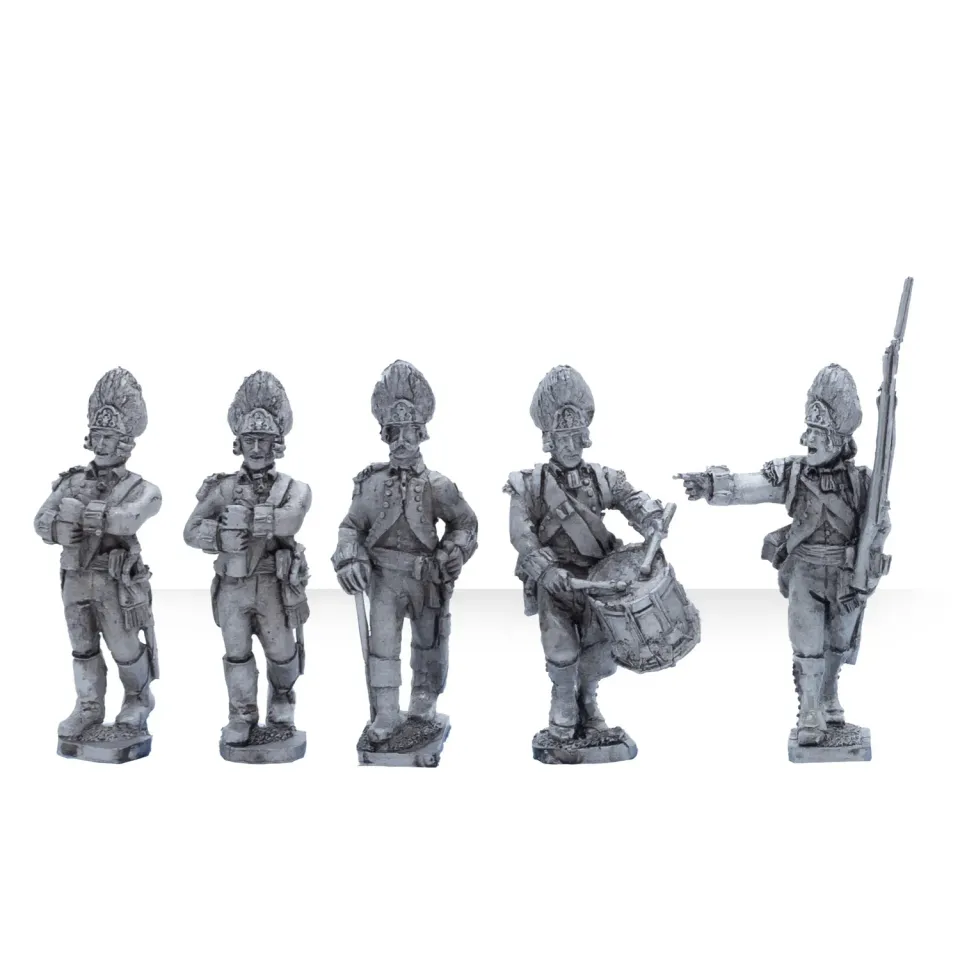 Bolt Action British Grenadiers Marching régiment métal 24 fig