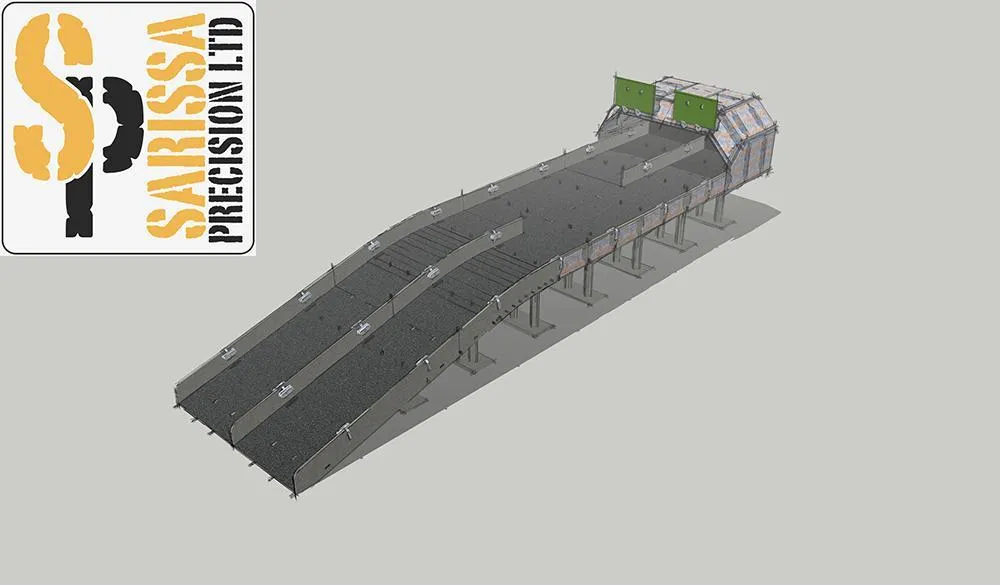 Bolt Action Freeway Scenery Set décor MDF Judge Dredd autoroute
