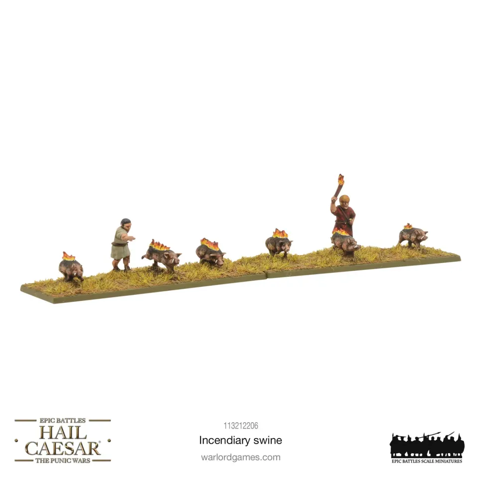 Bolt Action Hail Caesar Epic Battles Incendiary Swine figurines résine