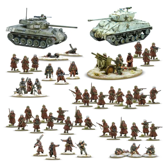Bolt Action US Army Winter Starter armée hiver complète