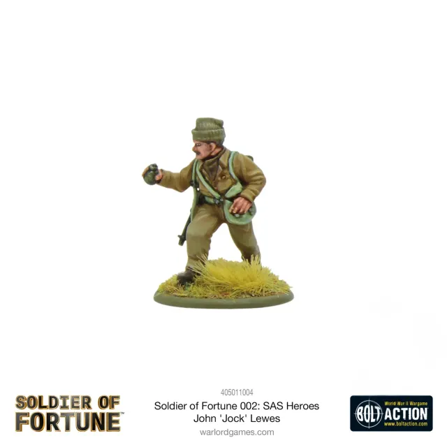 Bolt Action Soldier of Fortune 002 Jock Lewes figurine métal SAS