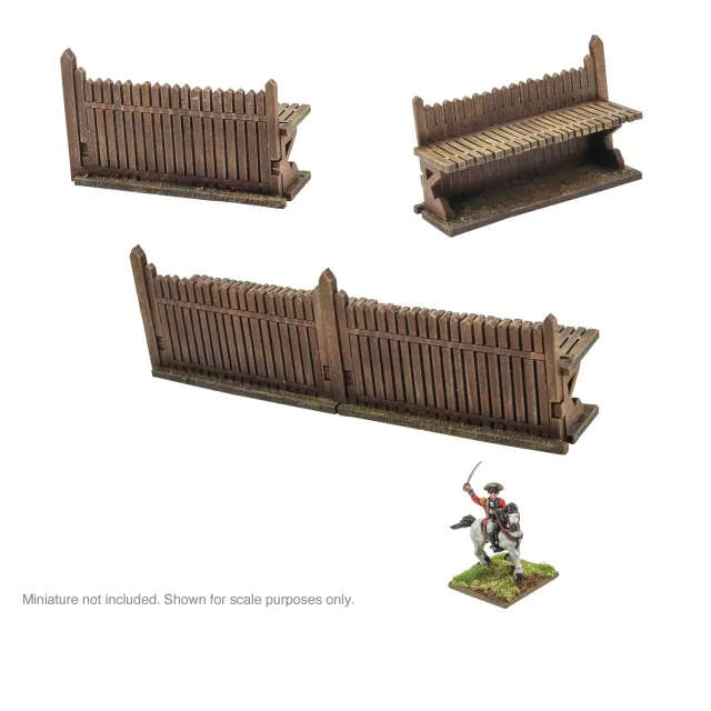 Black Powder Epic Revolution Palisade Walls décor droit MDF