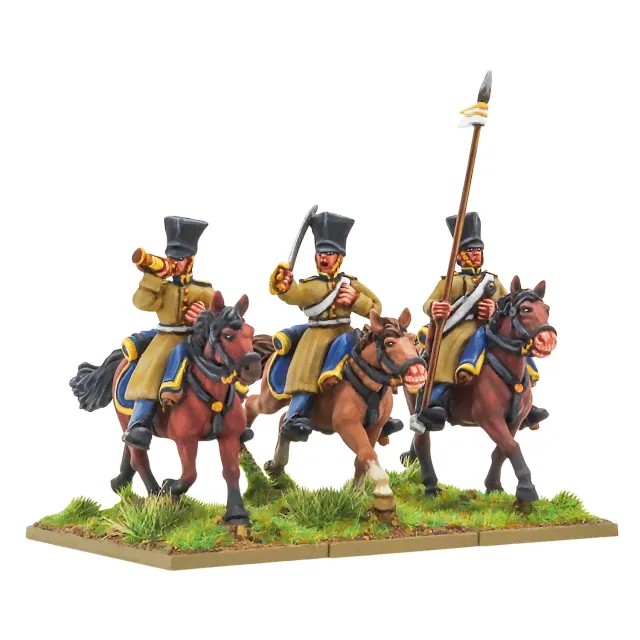 Warlord Black Powder Lanciers russes commandement blister métal
