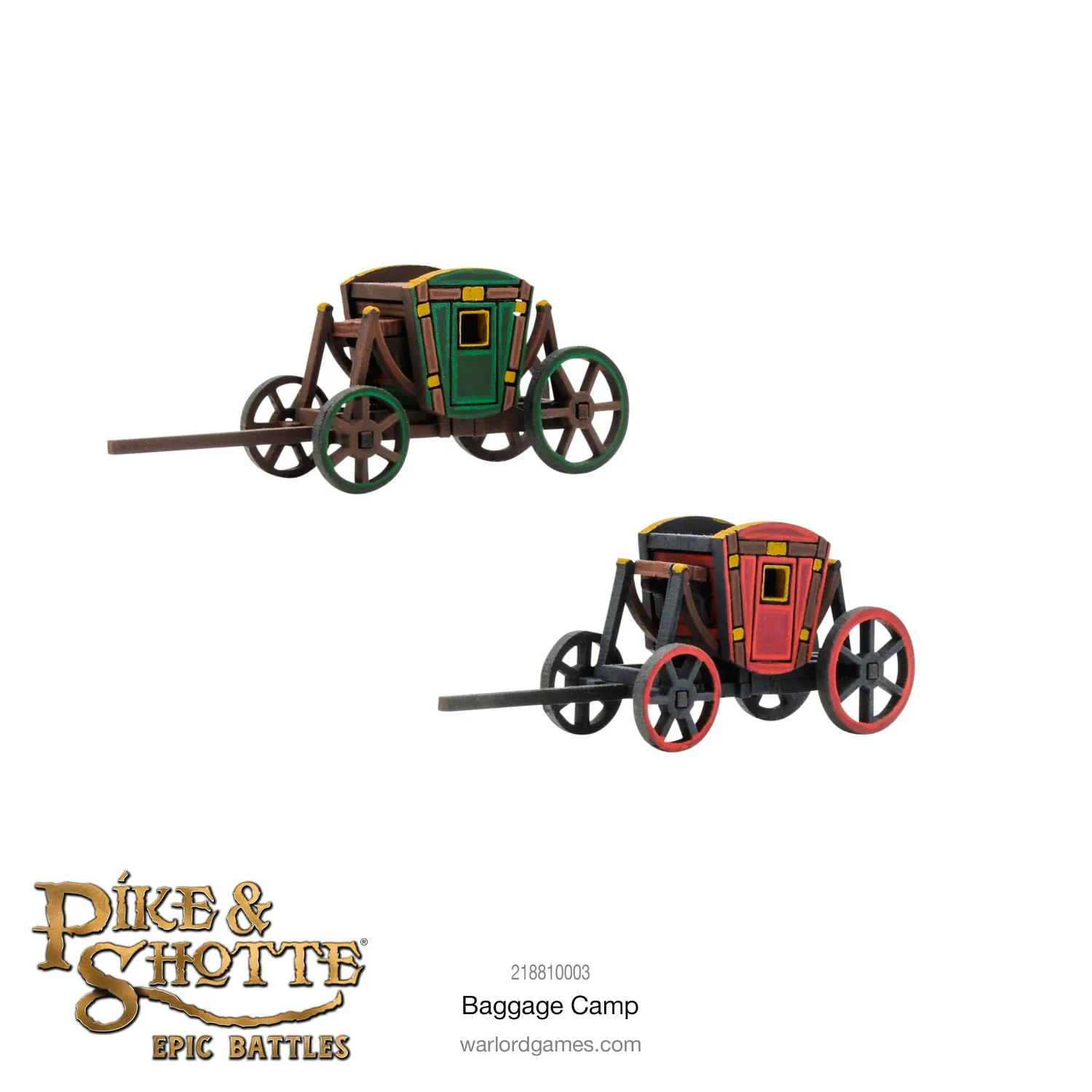 Warlord Games Pike & Shotte Epic Battles Baggage Camp décors