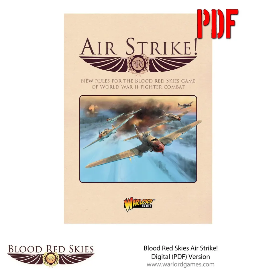 Blood Red Skies Air Strike supplément règles PDF jets