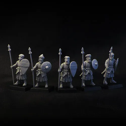 Brother Vinni Guerriers Arabes figurines résine 28mm lot de 5