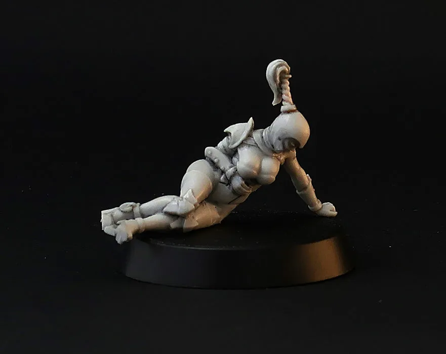 Brother Vinni Wounded Sister figurine résine 28 mm marqueur